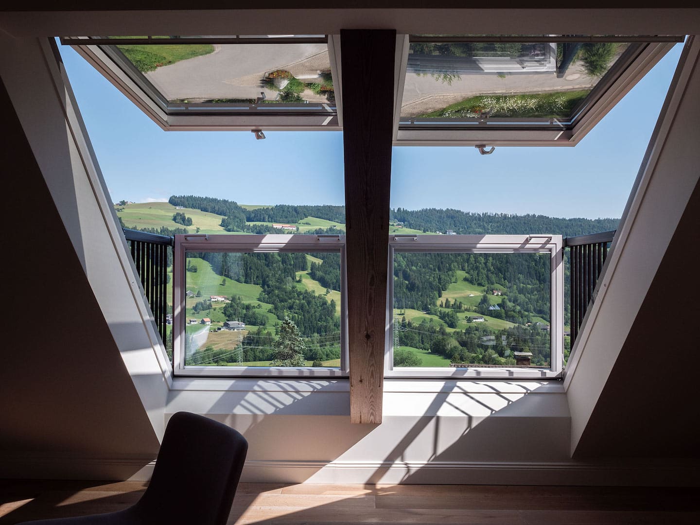 Select Green Hotels Alpenloge im Allgäu loge 7 views over rolling hills