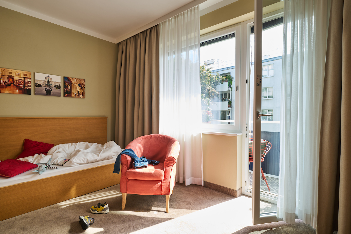 Select Green Hotels Stadthotel Henriette Wien Familiensuite mit Balkon