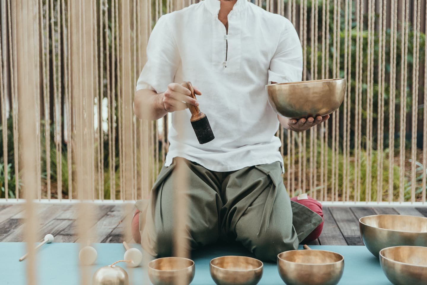 Select Green Hotels Maslina Resort Hvar singing bowls for meditation