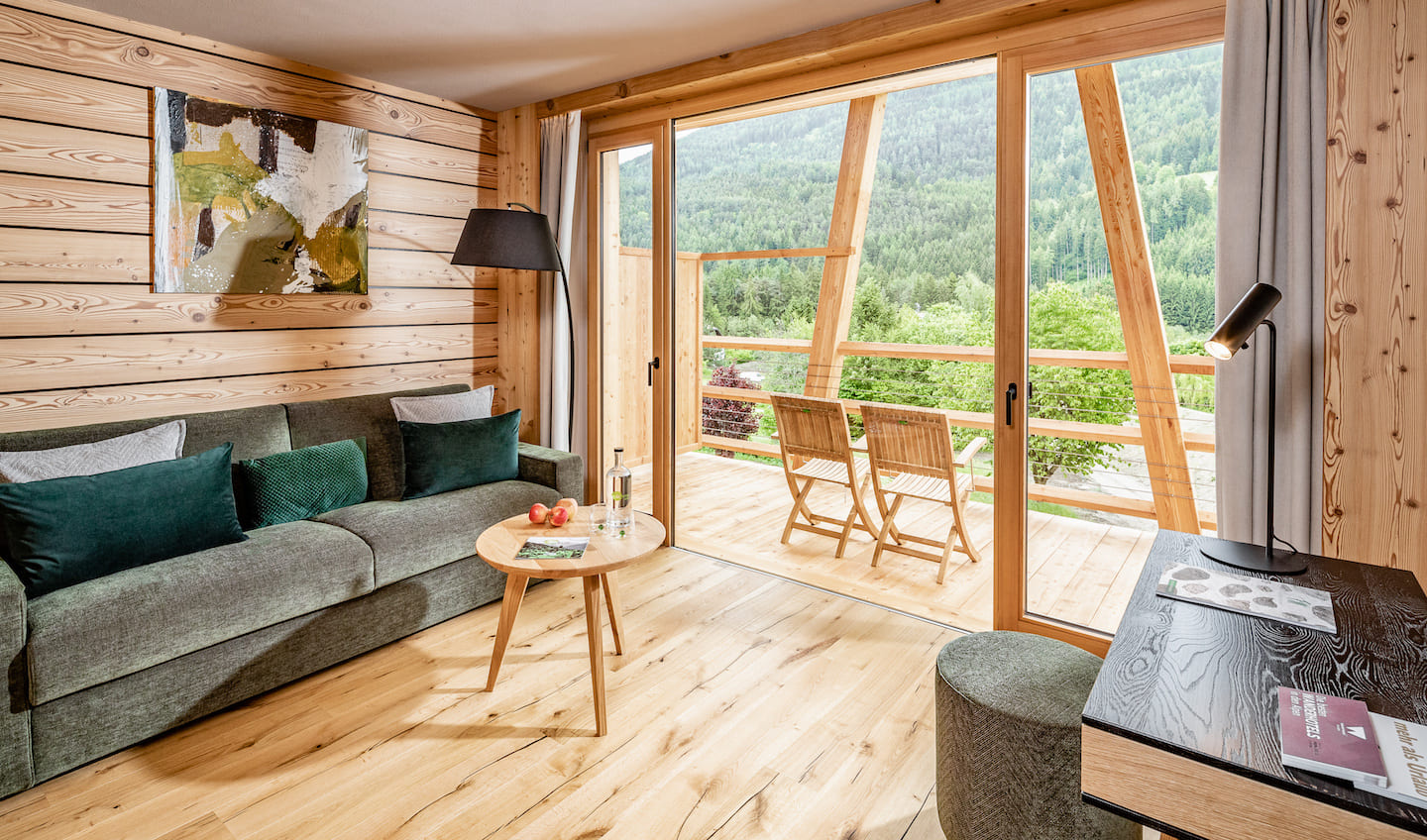Select Green Hotels Tauber's Bio Vitalhotel room with a view