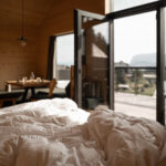 Select Green Hotels Green Luxury Hotel Pfösl Chalet vom Bett aus